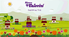 Desktop Screenshot of blumen-calovini.at