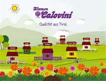 Tablet Screenshot of blumen-calovini.at